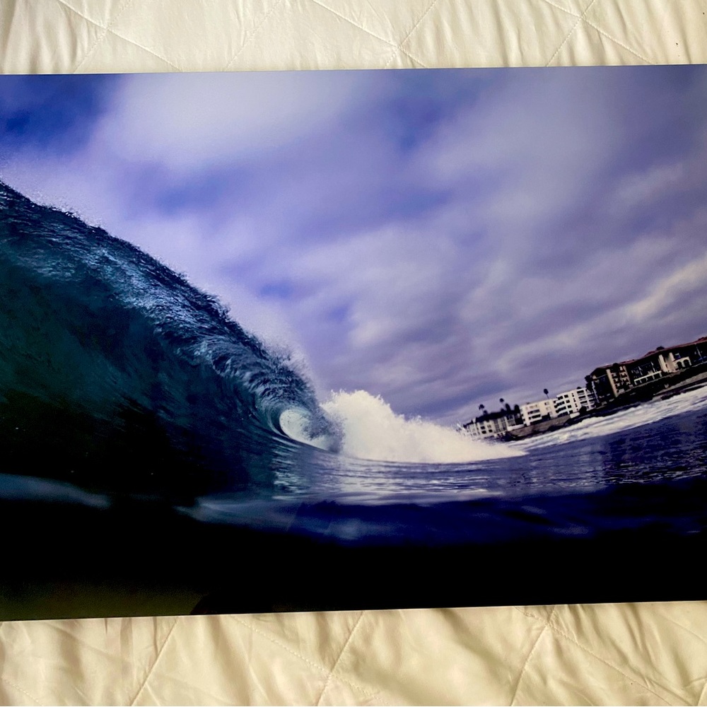 Marine Street San Diego Wave 20”x 30” on Metal